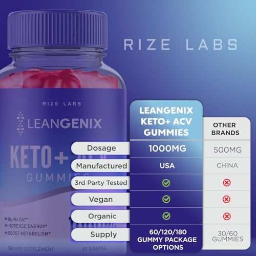 (3 Pack) Leangenix Keto ACV Gummies, Leangenix Keto + ACV for Advanced Weight Loss rize labs buy supplements canada