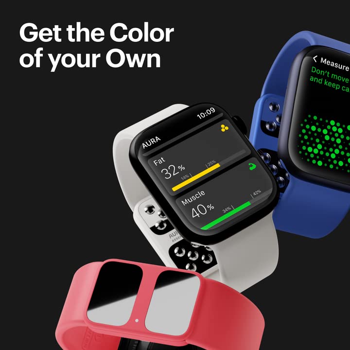 AURA Strap 2 Compatible w Apple Watch – for Body Fat, BMI & Weight Loss - Body Composion AURA Strap buy supplements canada