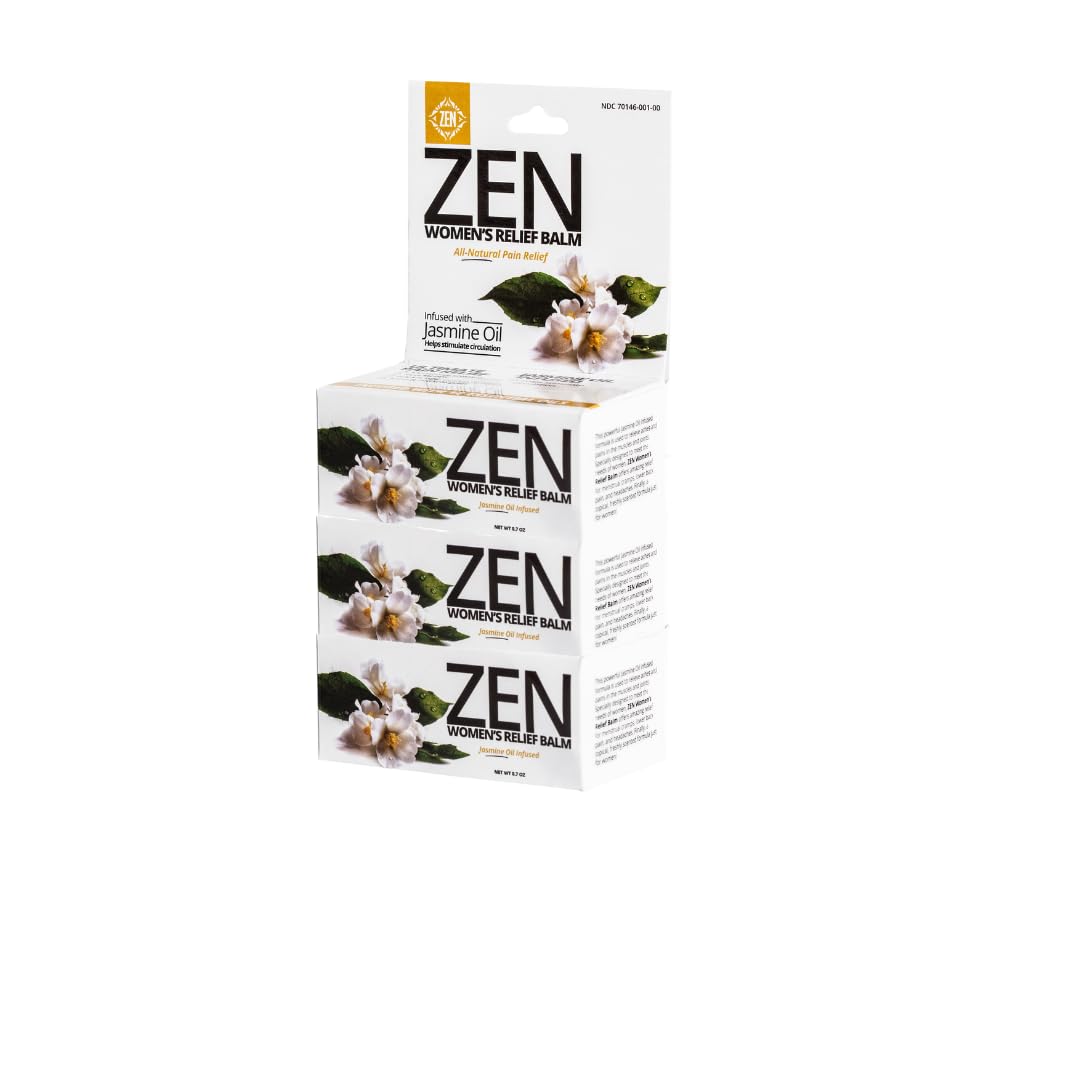 ZEN Women’s Relief Balm – Plant-Based Topical Balm Infused with Jasmine Oil – Cooling Botanical Blend – 0.7 oz – #TrustedByLegends ZEN buy supplements canada