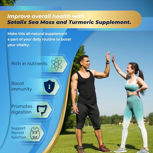 Sotalix Sea Moss Capsule 10100mg with Ashwagandha, Burdock Root, Bladderwrack SOTALIX SUPPLEMENT buy supplements canada