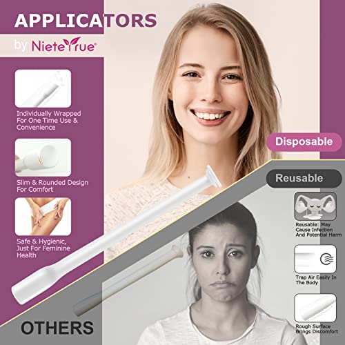 Nieteyrue 20-Packs Suppository Applicators for Women, Disposable, Individually Wrapped Nieteyrue buy supplements canada