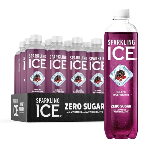 Sparkling Ice, Grape Raspberry Sparkling Water, Zero Sugar Flavored Water, with Vitamins Sparkling ICE buy supplements canada