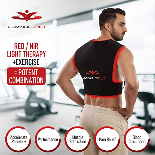 LuminousRLT Red Light Therapy Pad, Adjustable Infrared Light Therapy Back Wrap LUMINOUSRLT buy supplements canada