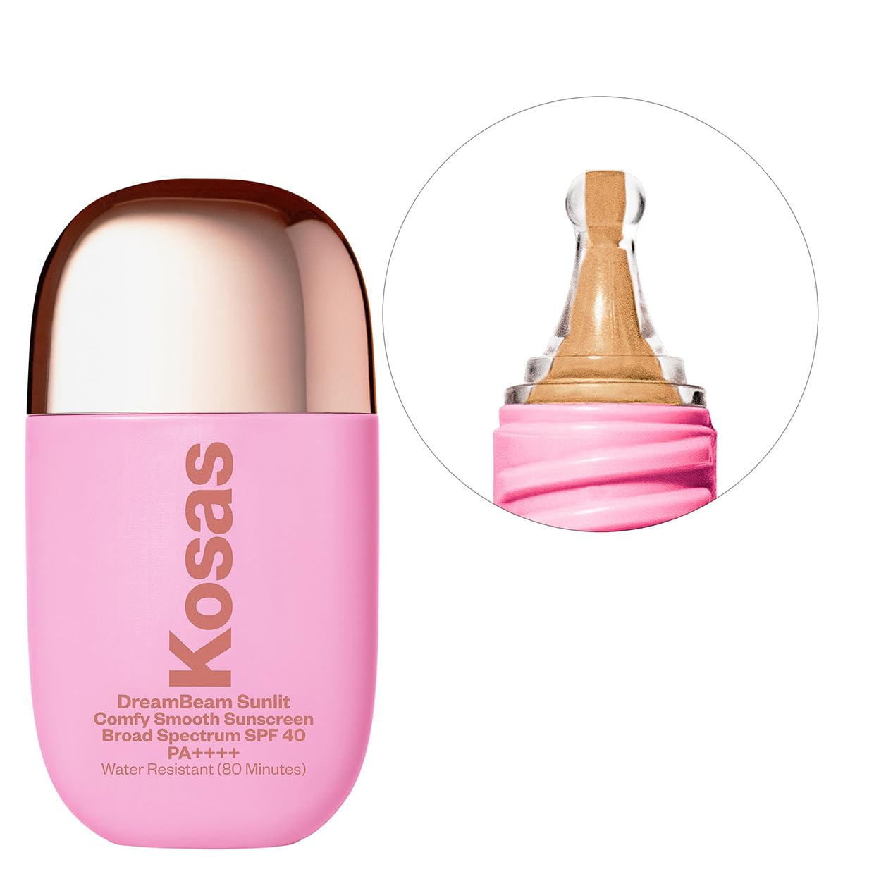 Kosas DreamBeam SPF 40 Mineral Sunscreen for Face + Makeup Prep – Lightweight Hydrating Sun Protection, 40 ml Kosas buy supplements canada