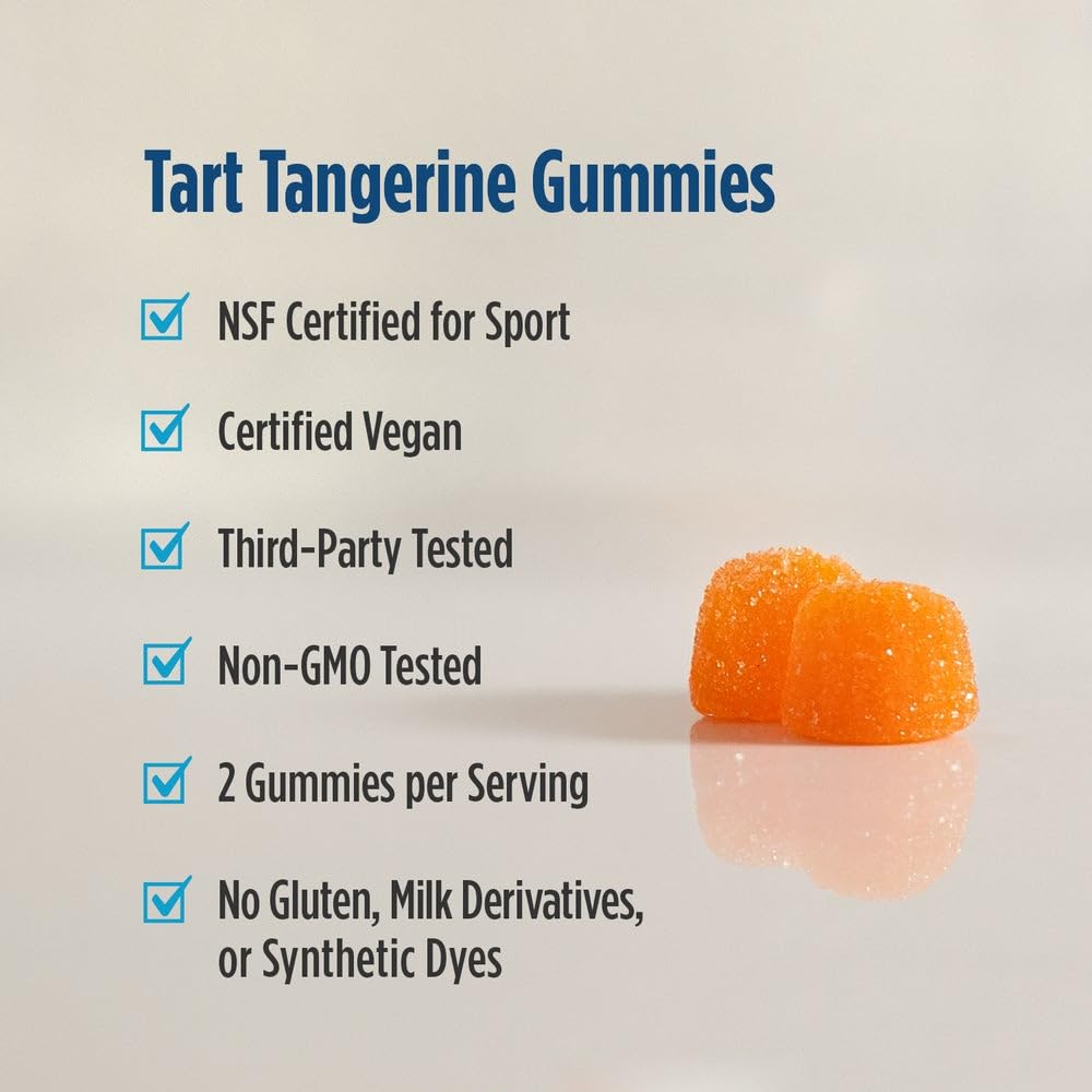 Nordic Naturals Vitamin C Gummies Sport, Tart Tangerine - 120 Gummies - 250 mg Vitamin C - Antioxidant Protection - NSF Certified - Non-GMO, Vegan - 60 Servings Nordic Naturals buy supplements canada