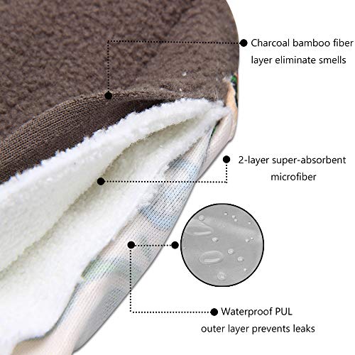 Teamoy 10pcs Cloth Panty Liners, Reusable Sanitary Pads with Wet Bag, Washable Cloth Menstrual Pads Teamoy buy supplements canada