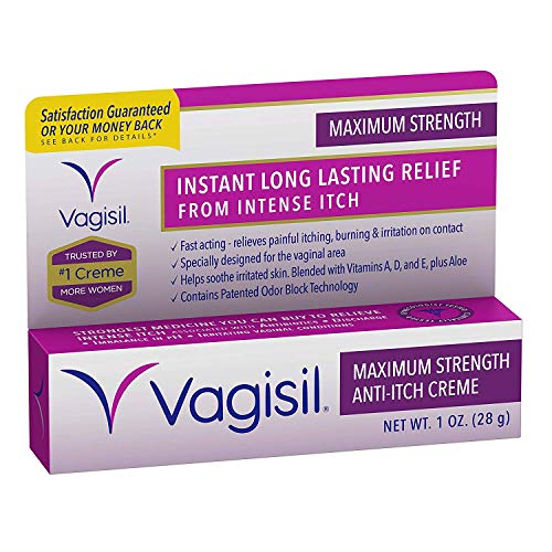 Vagisil Maximum Strength Anti-Itch Creme 1 oz Pack of 3) Vagisil buy supplements canada