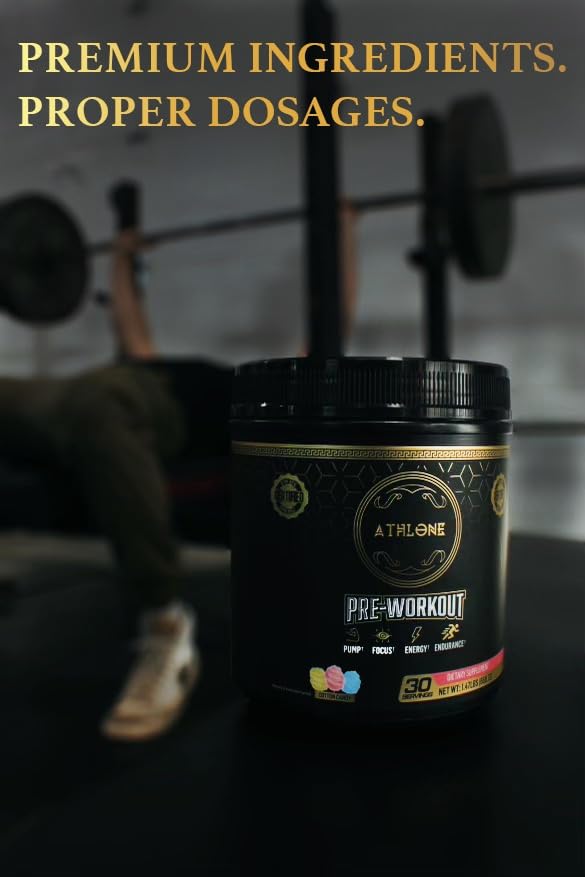Athlone Pre-Workout Powder Cotton Candy Performance Blend- Supplement - Energy Athlone buy supplements canada