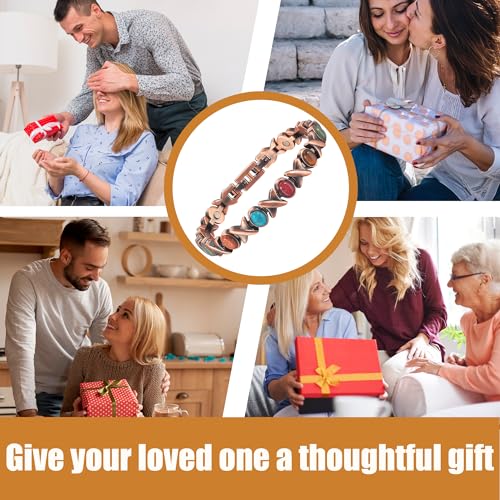 MagVIVACE Copper Anklet for Women for Arthritis and Joint, Magnetic Therapy Ankle Bracelet, Jewelry Gift MagVIVACE buy supplements canada