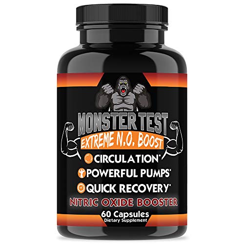 Angry Supplements Monster Test Nitric Oxide Booster Capsules, Extreme N.O Boost Angry Supplements buy supplements canada