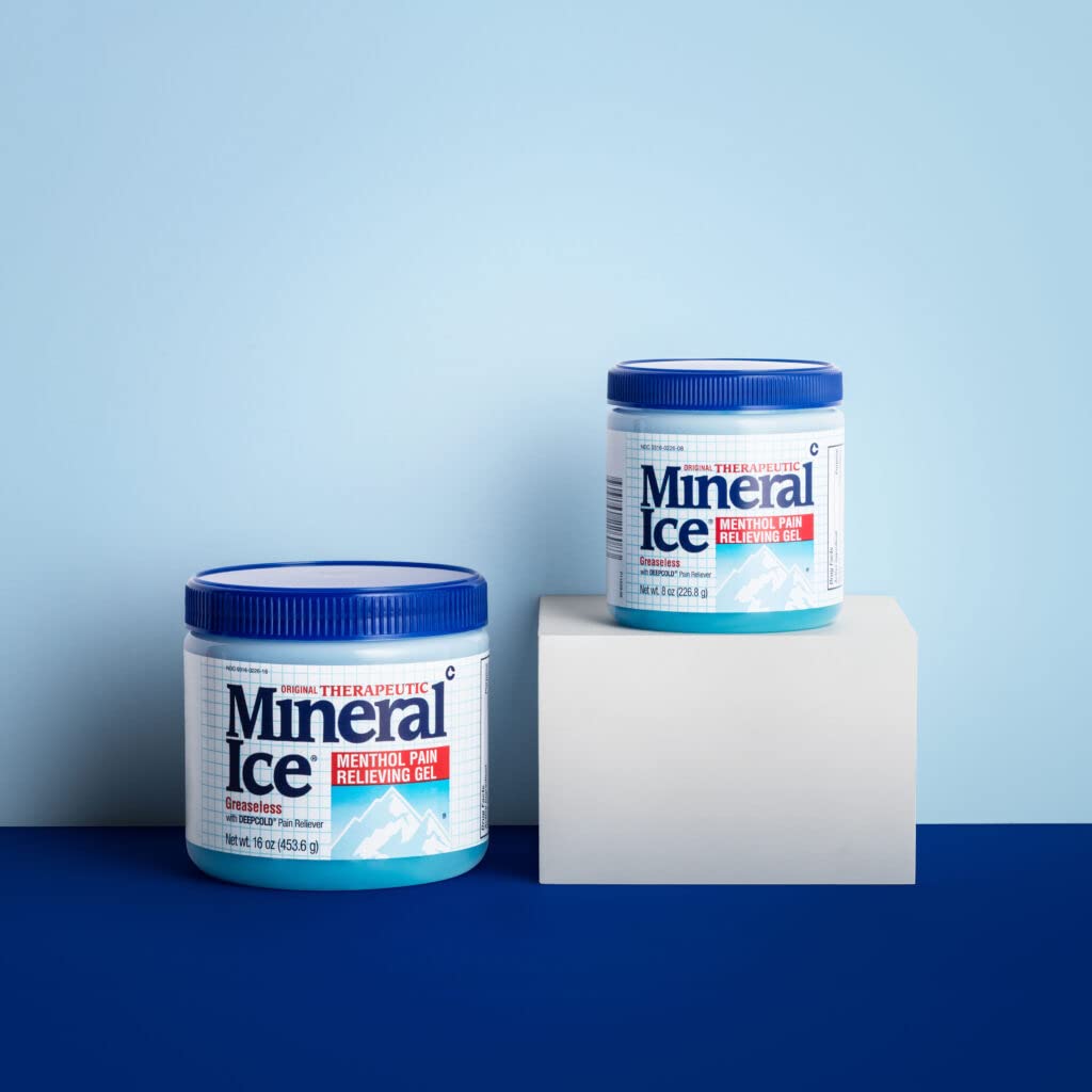 Mineral Ice Pain Relieving Gel - 8 oz, Pack of 4 Mineral Ice buy supplements canada