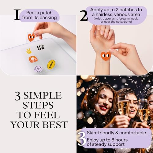 Recovery Patches for Men & Women – Grey Pack Morning Relief After Parties, Drinking & Nights Out – With B-Complex, Vitamins A C D E, Glutathione, Boswellia & Herbal Antioxidants – 30 Patches WONDER FAMILY buy supplements canada