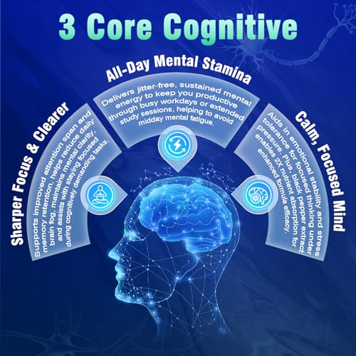18-in-1 Brain Supplement for Memory and Focus – Nootropic Capsules with Alpha GPC, Bacopa, Ginkgo Biloba, Lion's Mane, Vitamin B6 & B12 | Cognitive Health, Mental Clarity | Vegan, Non-GMO Fenolutra buy supplements canada