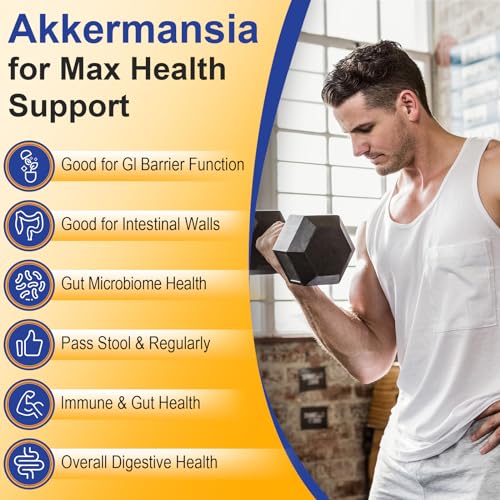 300 Billion AFU Akkermansia Muciniphila - Live Akkermansia Probiotics for Women & Men Lifeatlas buy supplements canada