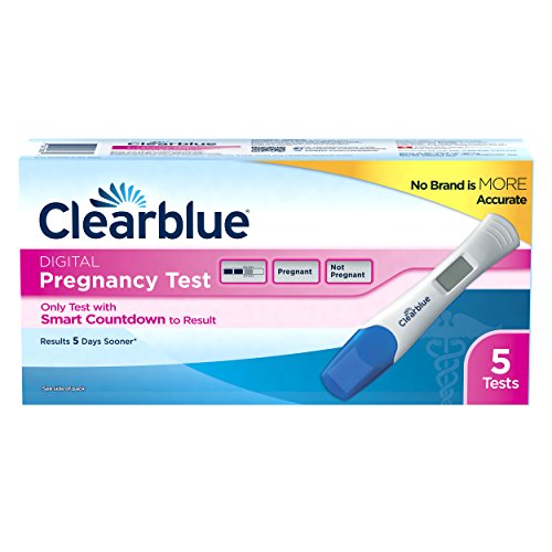 Clearblue Digital Pregnancy Test with Smart Countdown, Multi, 5 count Clearblue buy supplements canada
