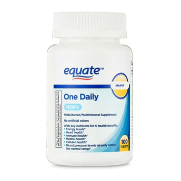 AGILIPET Equate One Daily Men's Multivitamin Multimineral Supplement Tablets, 100 Count Sticker AGILIPET buy supplements canada