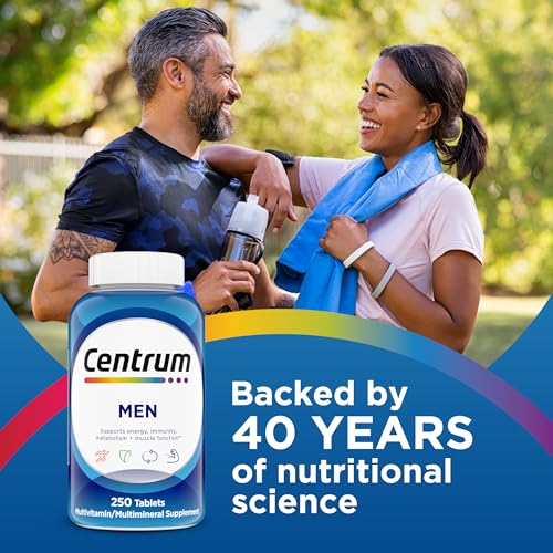 Centrum Multivitamin for Men, Multivitamin/Multimineral Supplement with Vitamin D3, B Vitamins and Antioxidants, Gluten Free Centrum buy supplements canada