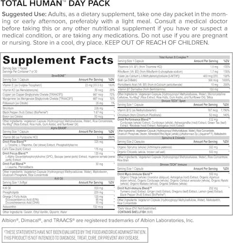 ONNIT Total Human Adult Multivitamin Dietary Supplement Comprehensive Capsule Packs with Day and Night Support ONNIT buy supplements canada