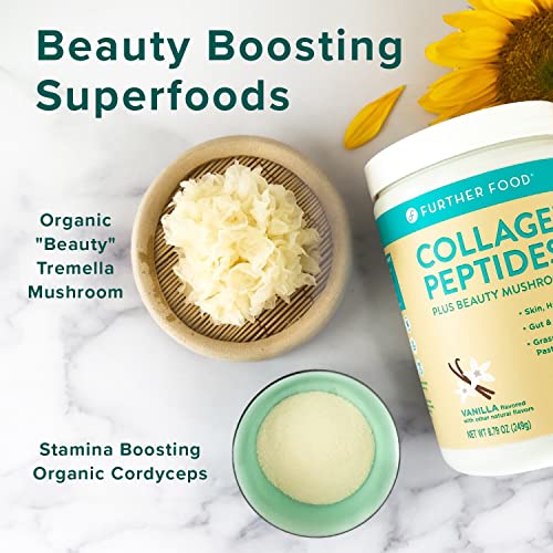 Further Food Best Collagen Peptides Powder Vanilla Flavored Keto Grass-Fed Collagen Further Food buy supplements canada