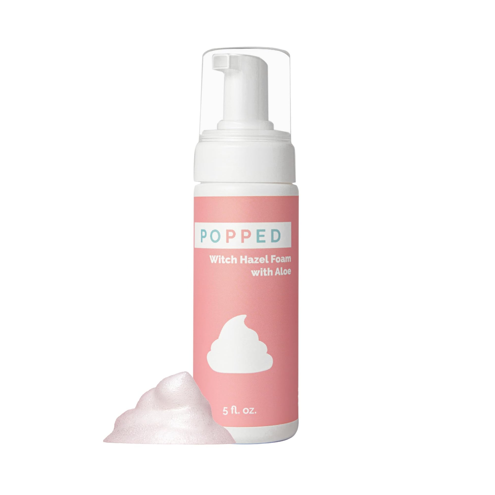 POPPED Witch Hazel Foam with Aloe (5 fl oz) | Perineal Healing Foam for Postpartum Care | Relieves Pain, Hemorrhoids, and Swelling After Birth | Postpartum Essential POPPED buy supplements canada