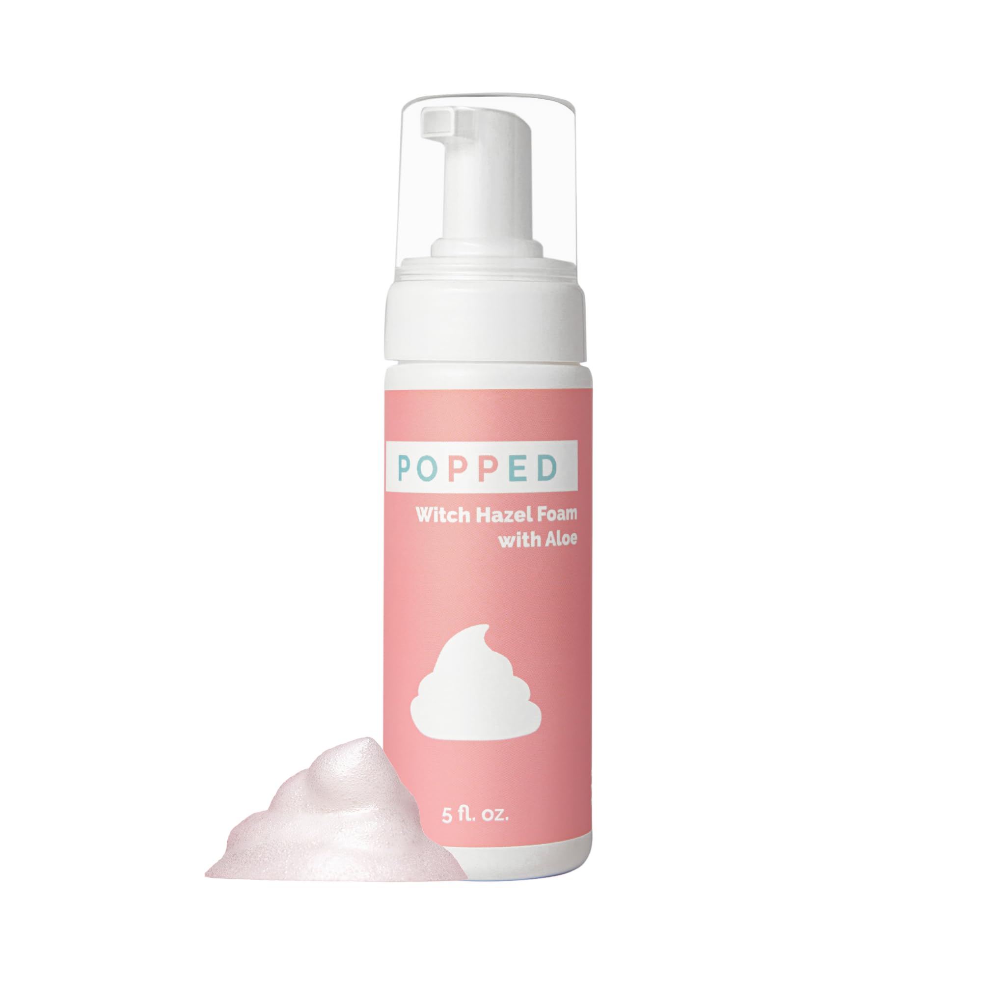 POPPED Witch Hazel Foam with Aloe (5 fl oz) | Perineal Healing Foam for Postpartum Care | Relieves Pain, Hemorrhoids, and Swelling After Birth | Postpartum Essential POPPED buy supplements canada