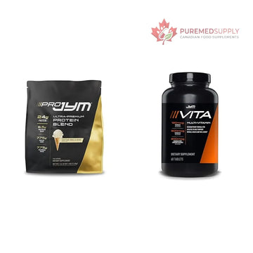 JYM Supplement Science PRO JYM 45 Servings - Tahitian Vanilla Bean & tamin & Mineral Support, Vitamin A, C, B6, B12, E, K, Boron, Biotin, Potassium 60 Tablets JYM Supplement Science buy supplements canada