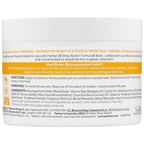 Palmer's Shea Butter Formula Raw African Shea Butter Balm, Nourishing Body Moisturizer Palmer's buy supplements canada