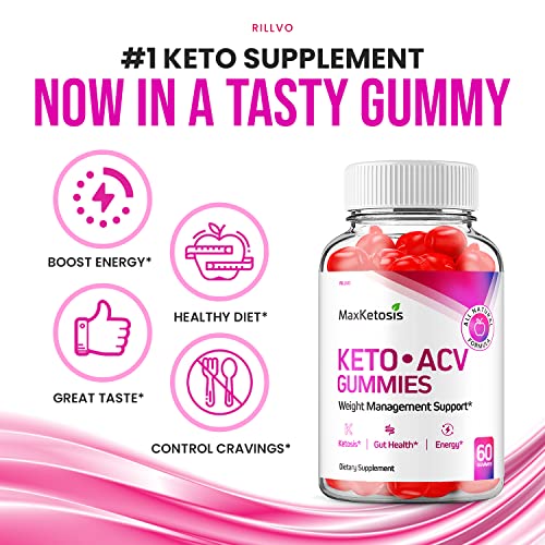 (2 Pack) Max Ketosis Keto ACV Gummies Max Ketosis Advanced Formula Apple Cider Vinegar Rillvo buy supplements canada