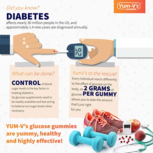 YumVs Complete Glucose Gummies, Raspberry Flavor, (60 Ct); Chewable YUM-V'S buy supplements canada
