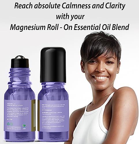 Calm Magnesium Roller Lavender Orange Cedarwood Essential Oil Roll On Calming Aromatherapy Self Care New Miuz buy supplements canada