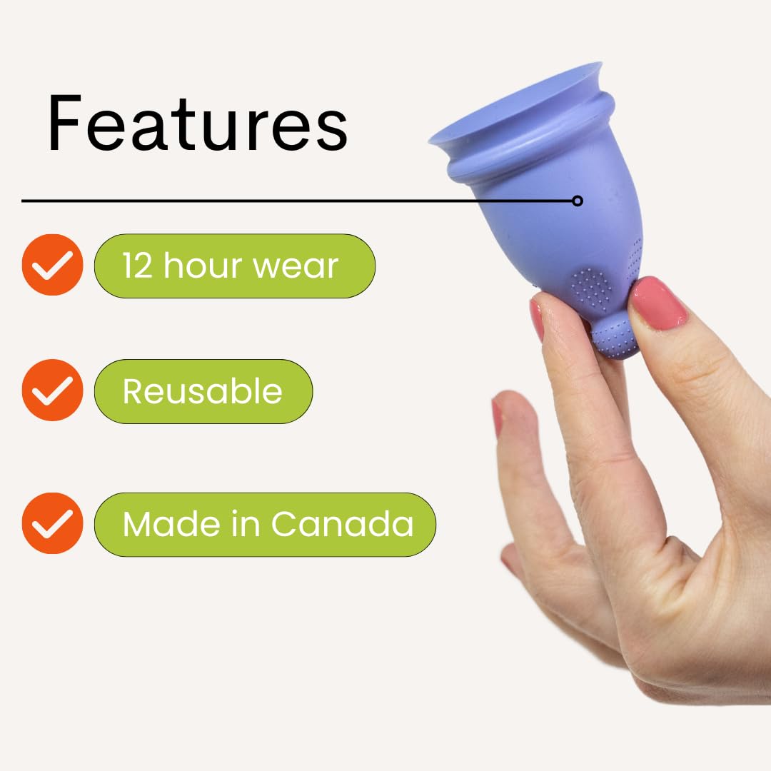 Bfree Menstrual Cup - Reusable Period Cup Leak-Free Eco-Friendly Tampon/Pad Alternative Bfree Cup buy supplements canada