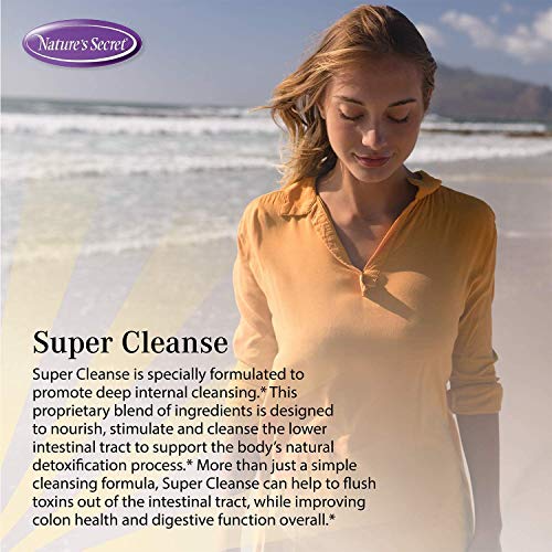 Nature's Secret Super Cleanse Extra Strength Toxin Detox & Gentle Elimination Total Body Lumintrail buy supplements canada