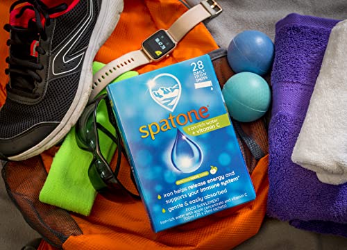 Spatone Natural Liquid Iron Supplement, Apple Flavour With Vitamin C (28 Sachets) Spatone buy supplements canada