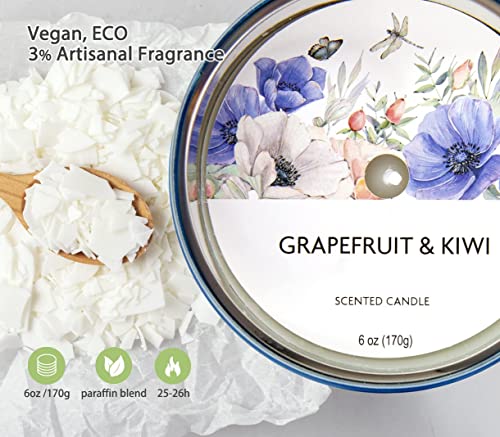 Grapefruit & Kiwi Scented Candles for Home Aromatherapy Candle Gifts for Women, Long Lasting Glass Briful buy supplements canada