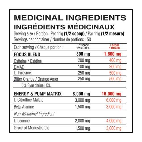 BELIEVE Pump Addict Ultimate Pre-Workout and Energy Formula Sour Peach, 550 g Believe buy supplements canada