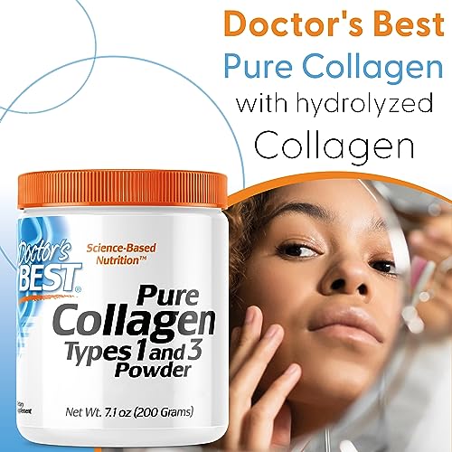 Doctor's Best, Pure Collagen Type 1 and 3 (Collagen Type 1 and 3), 200g Powder Doctor's BEST buy supplements canada