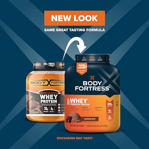 Body Fortress 100% Whey, Premium Protein Powder, Chocolate, 3.9lbs Packaging May Body Fortress buy supplements canada