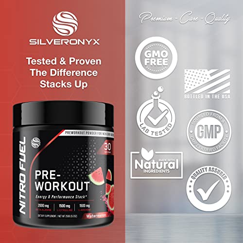 Pre-Workout Powder with Beta-Alanine & Caffeine for Energy, L-Citrulline & L-Arginine SILVERONYX buy supplements canada