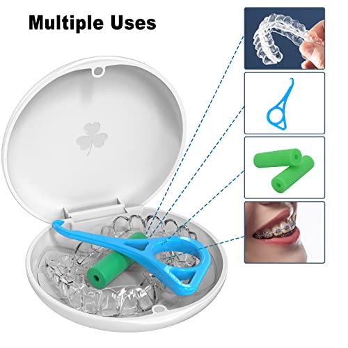 BVN 2 Pcs Retainer Case, Slim Braces Case, Denture Case, Mouth Guard Case, Teeth Aligner Case BVN buy supplements canada