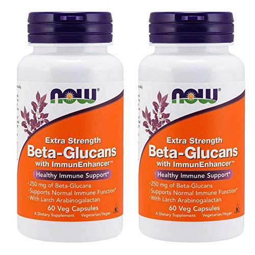 Beta-Glucans with ImmunEnhancer 60 VegiCaps (Pack of 2) Now Foods buy supplements canada