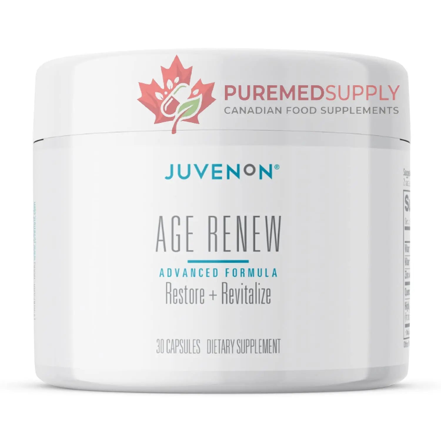 Juvenon AgeRenew Beta Glucan Anti Aging Immunity Support Supplement, Beta Glucan with Zinc Quercetin for Immune Defense Boost Juvenon buy supplements canada