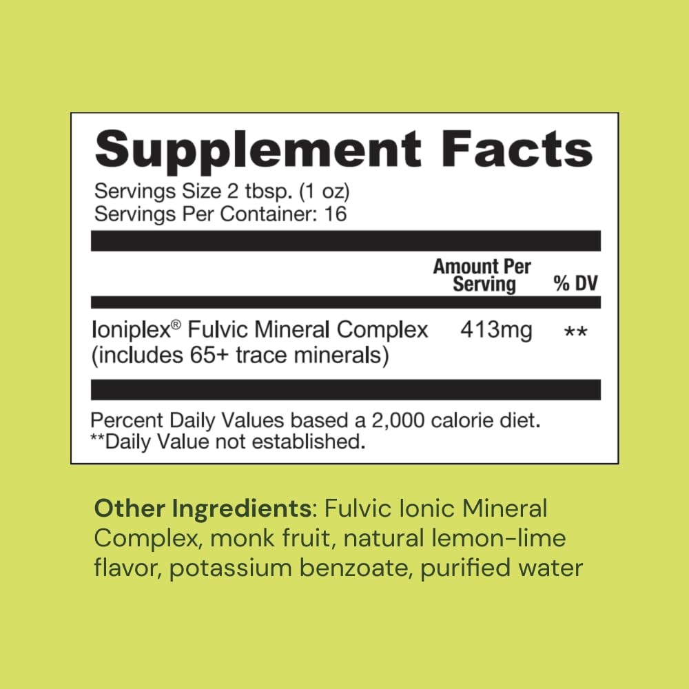 Ameo Life Fulvic Acid & Mineral Complex – Cellular Support, Detox, Collagen Boost – Promotes Skin, Hair, Nail Growth & Energy – Vegan, Gluten-Free, Non-GMO, Made in the USA -16 OZ Ameo Life buy supplements canada