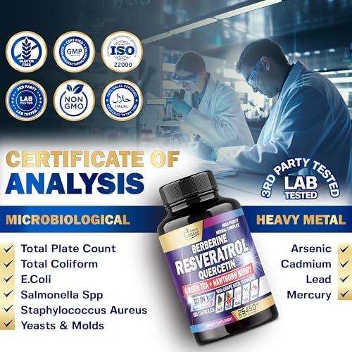 Premium Resveratrol Supplement 25450mg - Healthy Aging, Heart, Brain & Immune Support Organic Cadane buy supplements canada