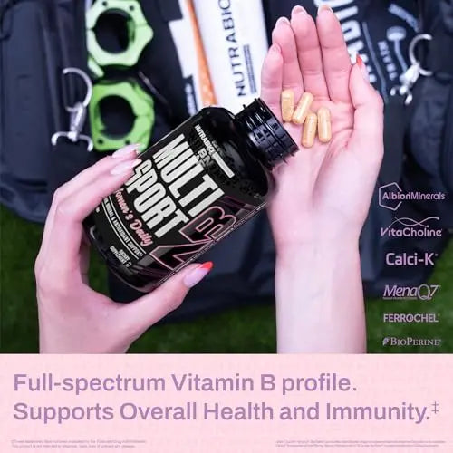 NutraBio Multisport for Women - Womens MultiVitamin - 33 Vitamins, Minerals, Micronutrients - Rich in Antioxidants NutraBio buy supplements canada