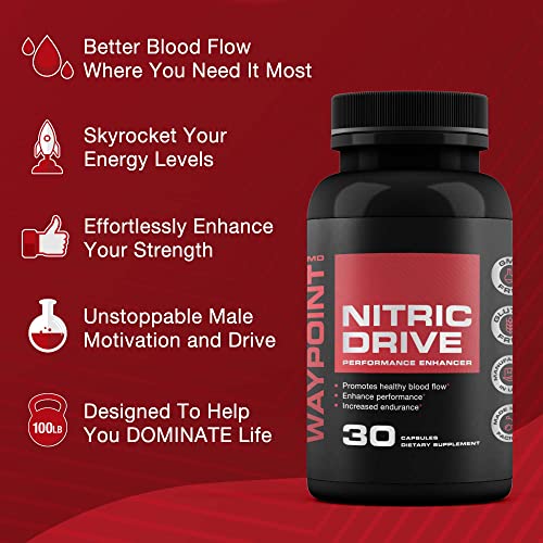Advanced Nitric Oxide Supplement for Men- 342% Nitric Oxide Booster – Includes L Arginine WAYPOINT HEALTH buy supplements canada