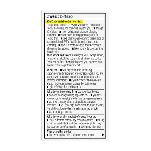 GoodSense Dual Action Acetaminophen and Ibuprofen (NSAID) Tablets, 250 mg/125 mg, Back Pain, 18 Count GoodSense buy supplements canada