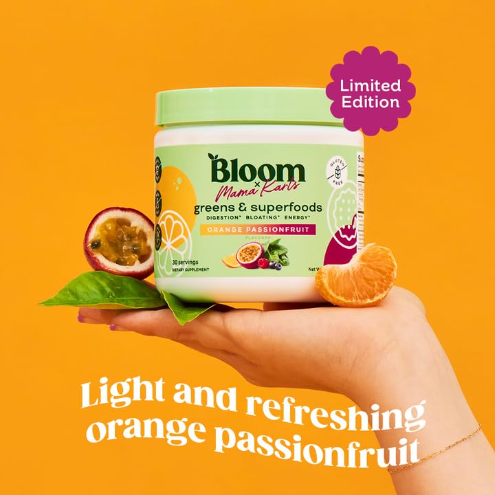 Bloom Nutrition x Mama Karls Super Greens Powder Juice Mix - Probiotics Bloom Nutrition buy supplements canada
