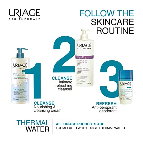 Uriage Gyn Phy Refreshing Intimate Gel | Feminine pH Balancing Wash to Gently Clean, Protect and Soothe Uriage buy supplements canada