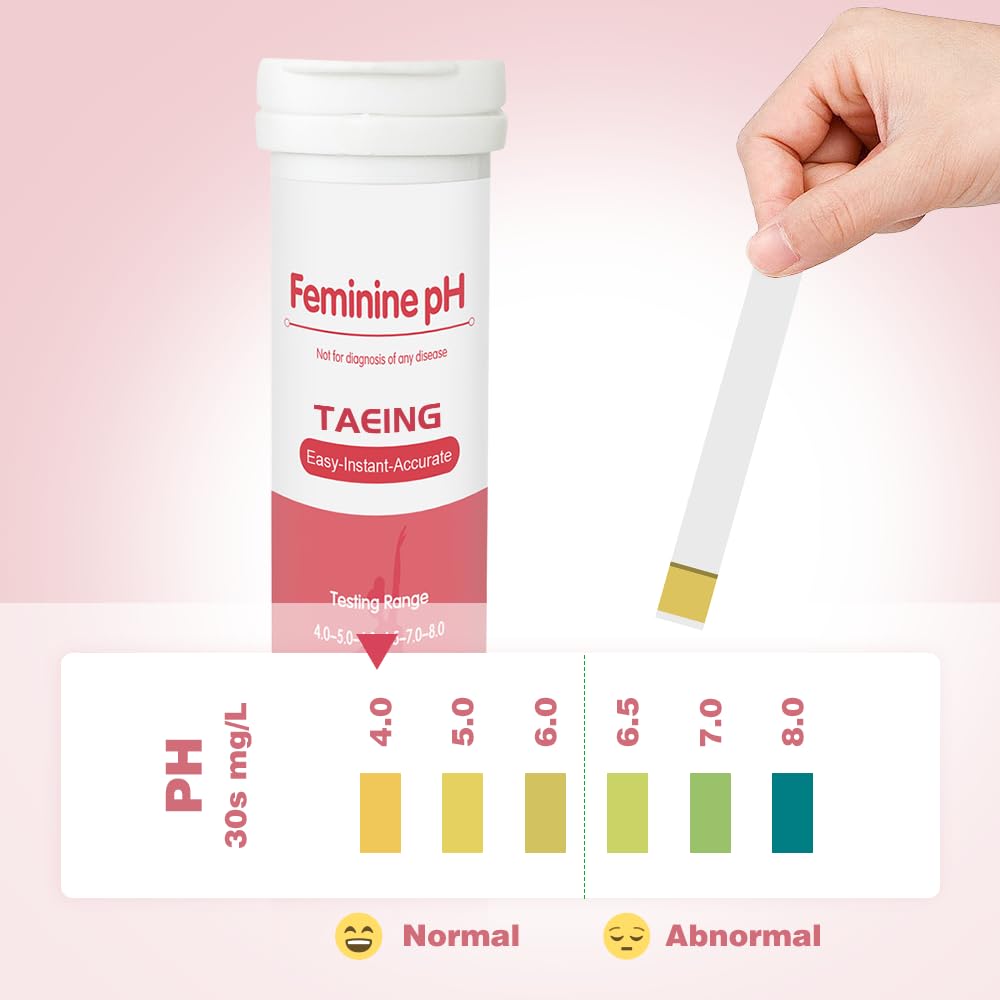 TAEING Vaginal Health pH Test Strips, 100pcs Feminine pH Test for Women, pH-Balance Monitor My Store buy supplements canada