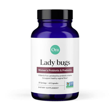 Ora Organic Prebiotics and Probiotics for Women - Lactobacillus for Vaginal and Urinary Tract Health, Contains 16 Billion CFU, 6 Strains - 1 Month Supply, 60 Vegan Probiotic Capsules Ora Organic buy supplements canada